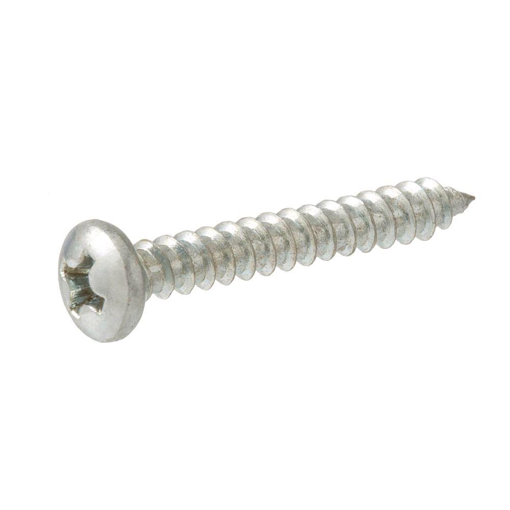 Everbilt 10 X 3 4 In Phillips Pan Head Stainless Steel Sheet Metal Screw 25 Pack 800202 The Home Depot