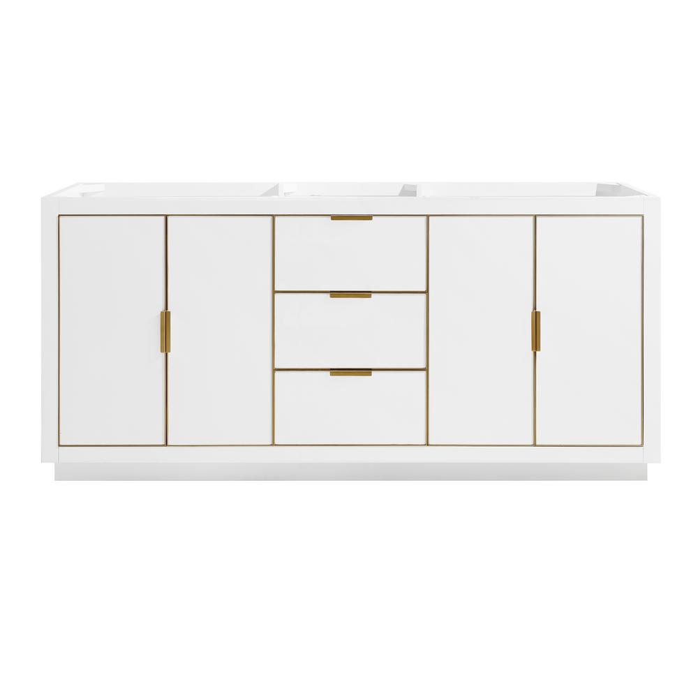 Avanity Austen 72 In Bath Vanity Cabinet Only In White With Gold