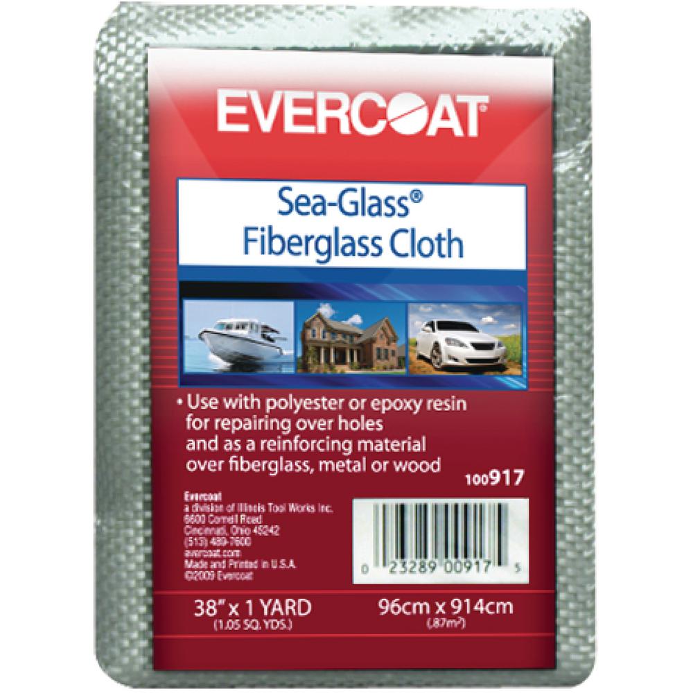 Evercoat 6 oz. 44 inch x 1 yds. Woven Fiberglass Cloth for All Marine Resins by Evercoat