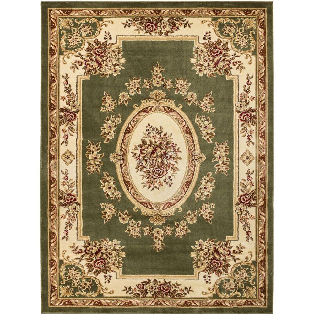 Well Woven Timeless Le Pe Palais 5 Ft 3 In X 7 Traditional Medallion Green Area Rug Well Woven Timeless Le Pe Palais 5 Ft 3 In X 7 Traditional Medallion Green Area Rug