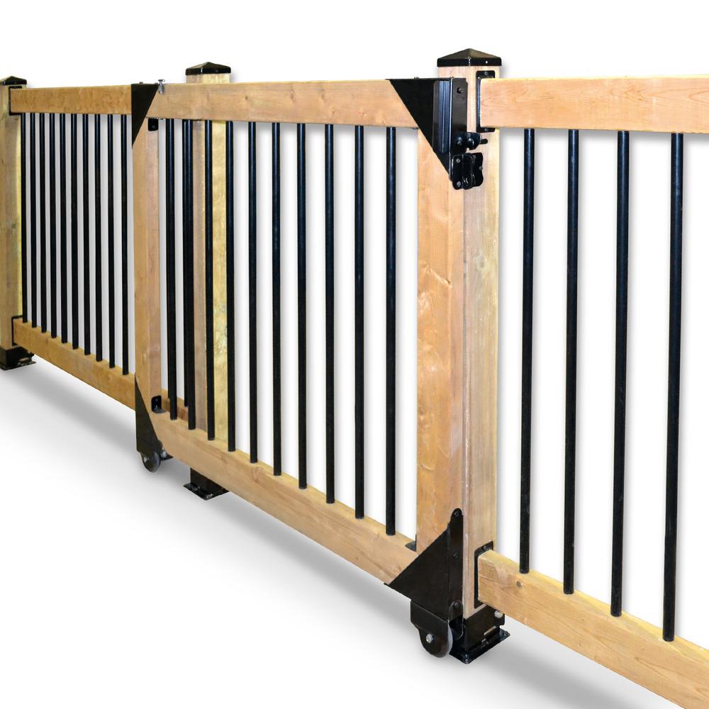 sliding safety gate