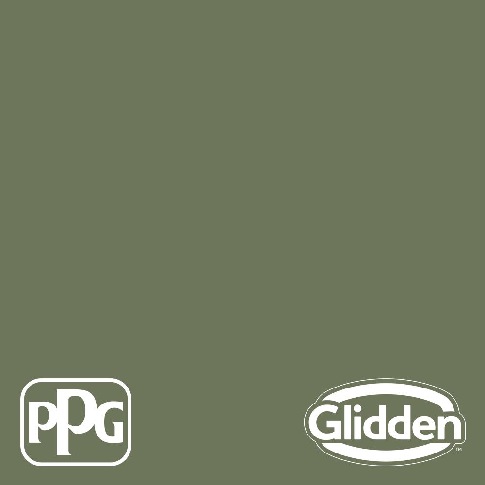 Glidden Premium 1 Qt Ppg1124 6 Dark Sage Flat Exterior Latex Paint