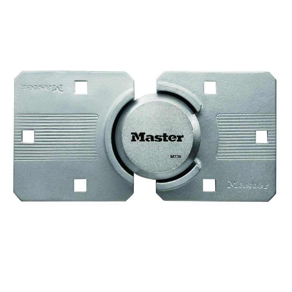 Master Lock M736xkad Magnum 2 7 8 In Wide Zinc Plated Solid Steel Hidden Shackle Keyed Padlock With High Security Hasp