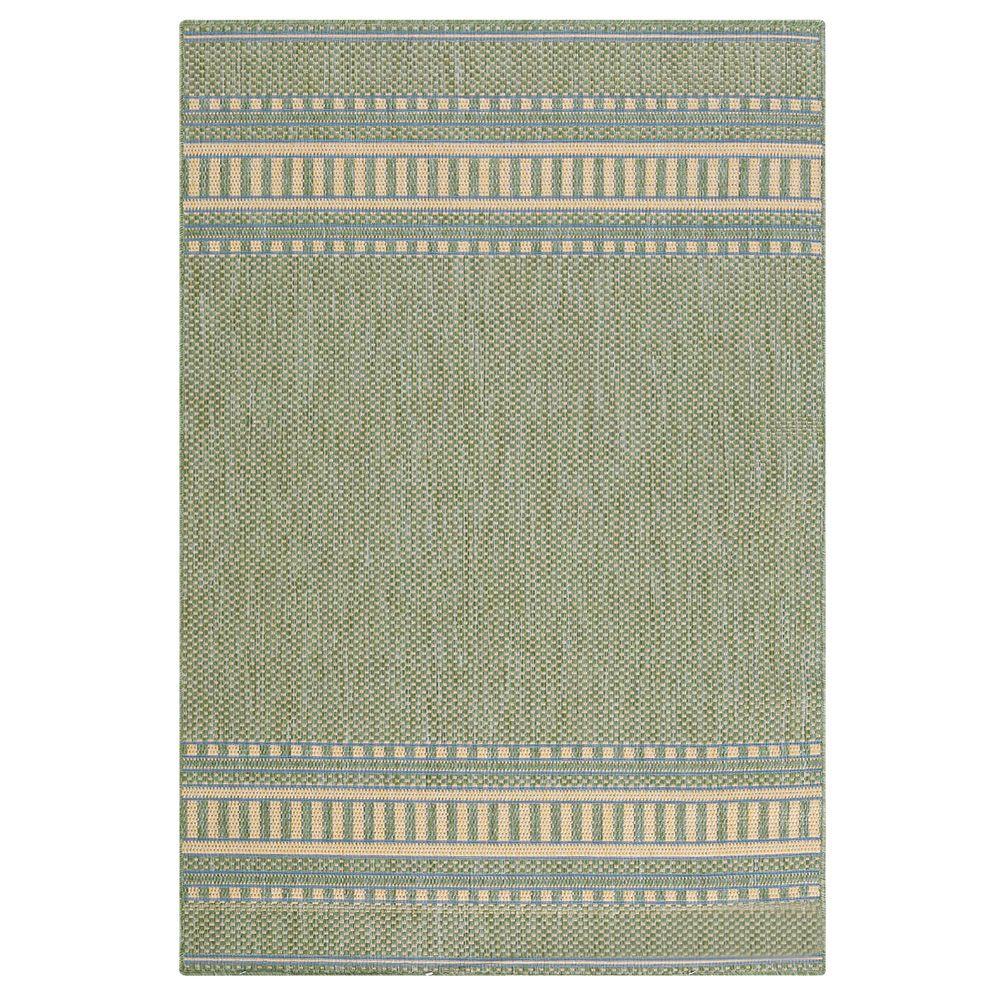 9 X 13 Outdoor Rugs The Home Depot Pueblo Design Green Natural 8 Ft 6 In X 13 Area