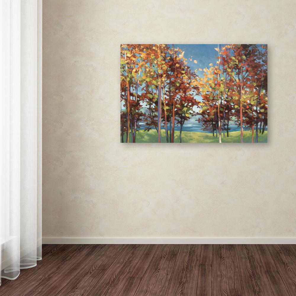 trademark fine art 22 in x 32 in an evening out neutral by julia