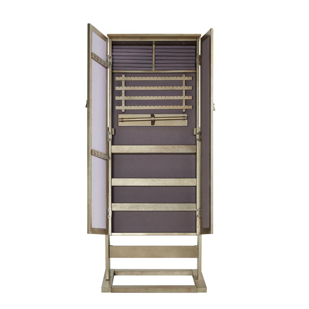 Powell Company Jenkins Silver Cheval Mirror Jewelry Armoires HD1154J19