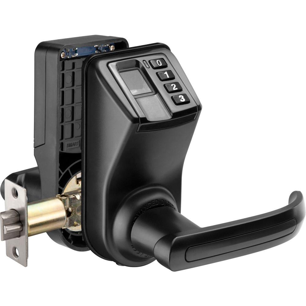 Barska 6 In X 6 In Black Biometric Security Door Lock