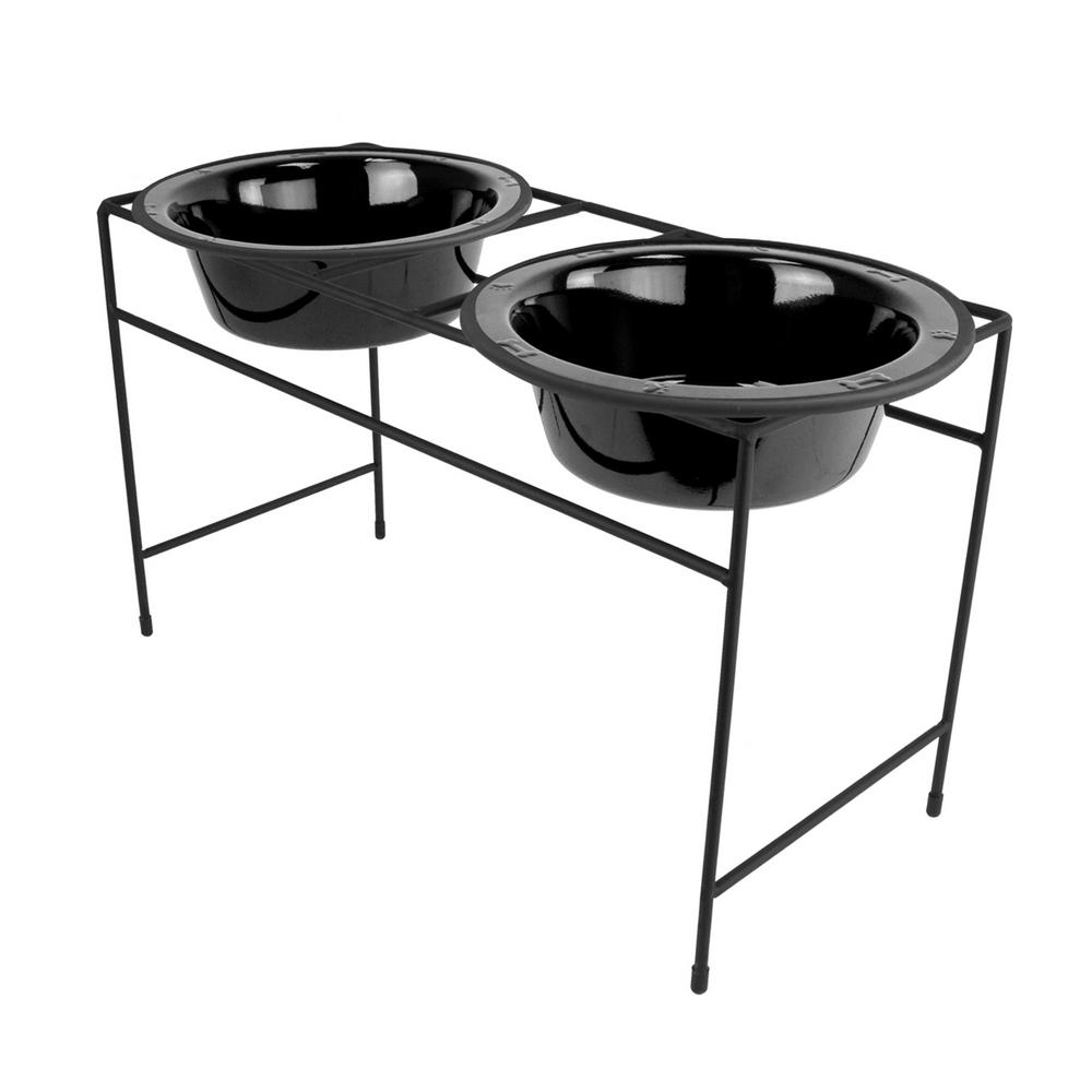 Platinum Pets Platinum Pets Modern Double Diner Feeder With