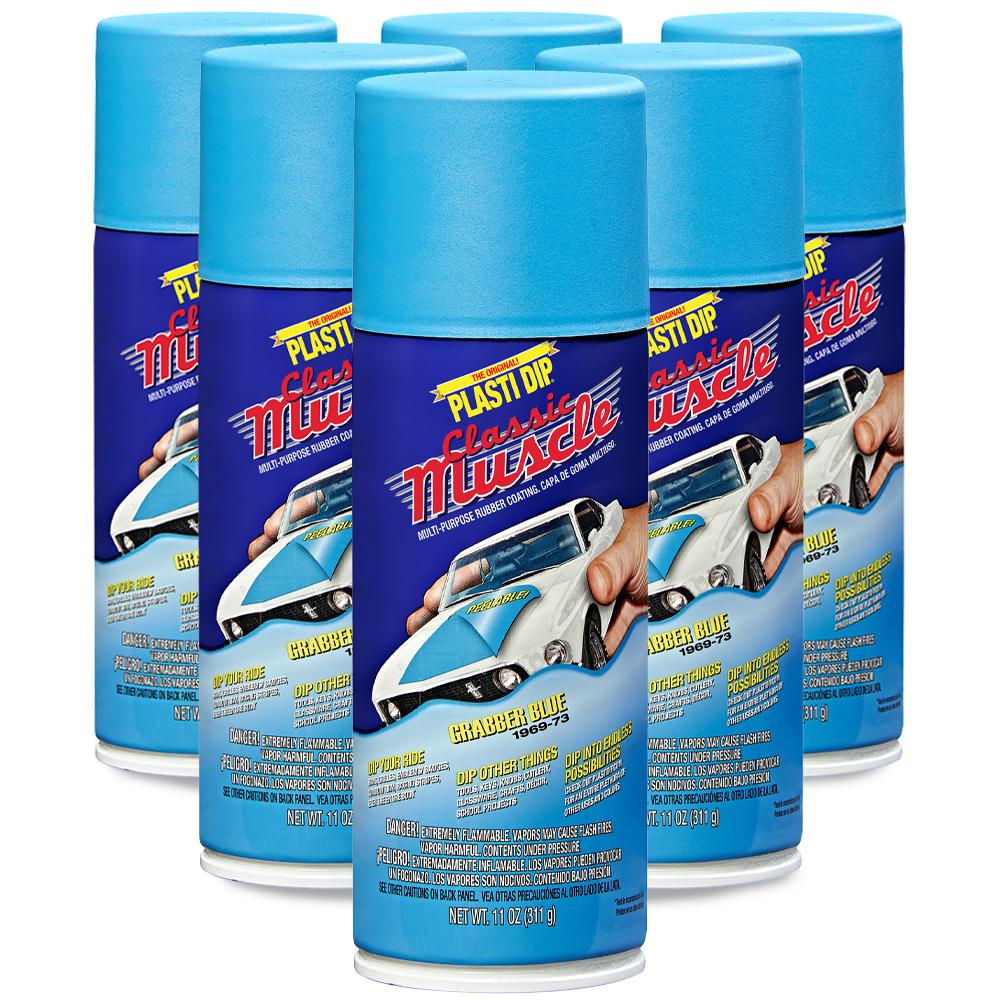 Plasti Dip Classic Muscle 11 oz. Grabber Blue Spray (6pack)113046 The Home Depot