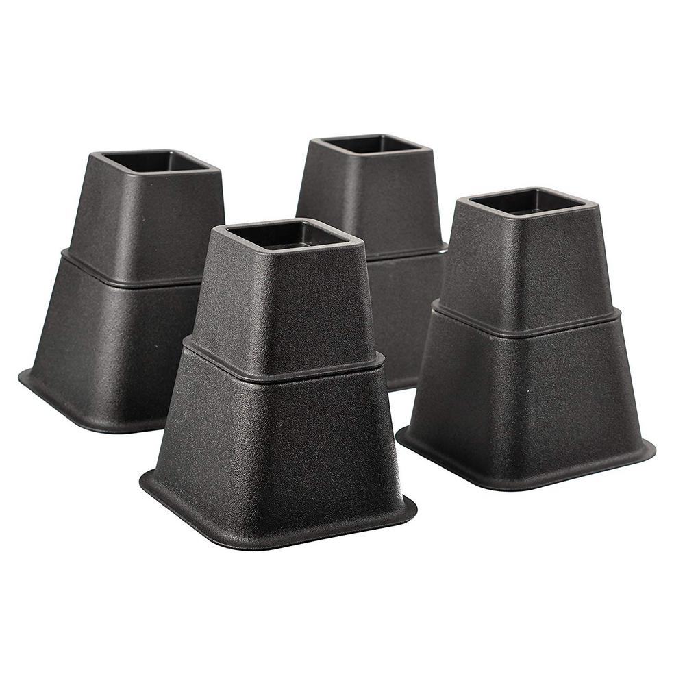 homeit adjustable bed risers or furniture riser250  the home depot