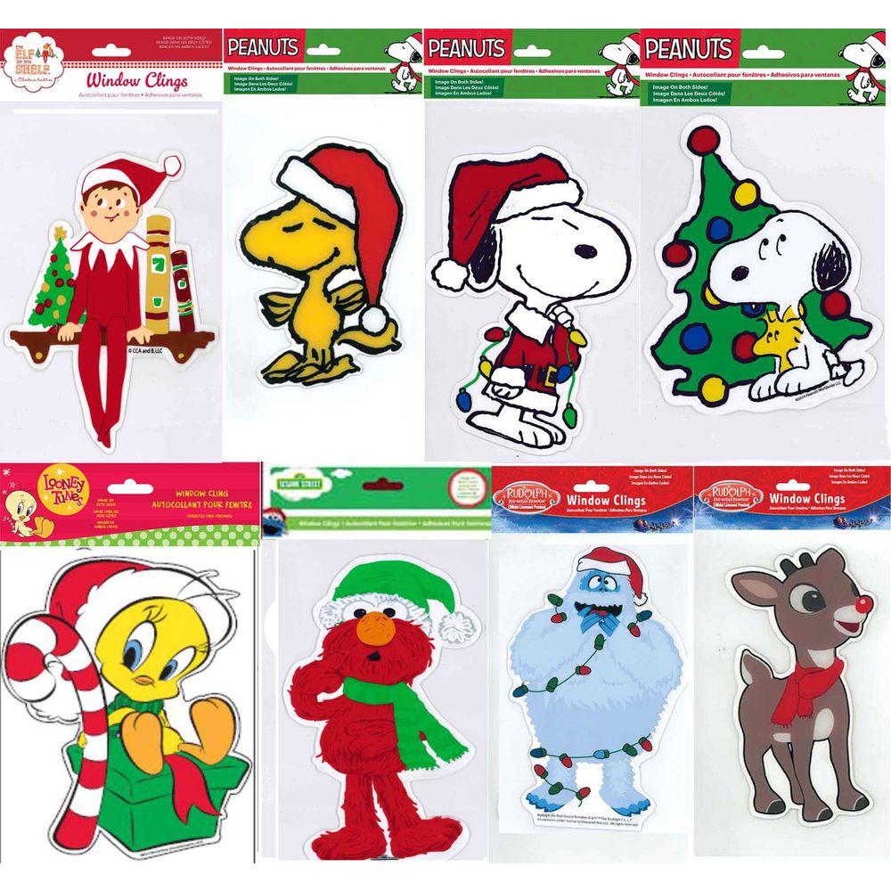 6 in. x 10 in. Assorted Christmas License Gel Clings92945_CLIP12 The