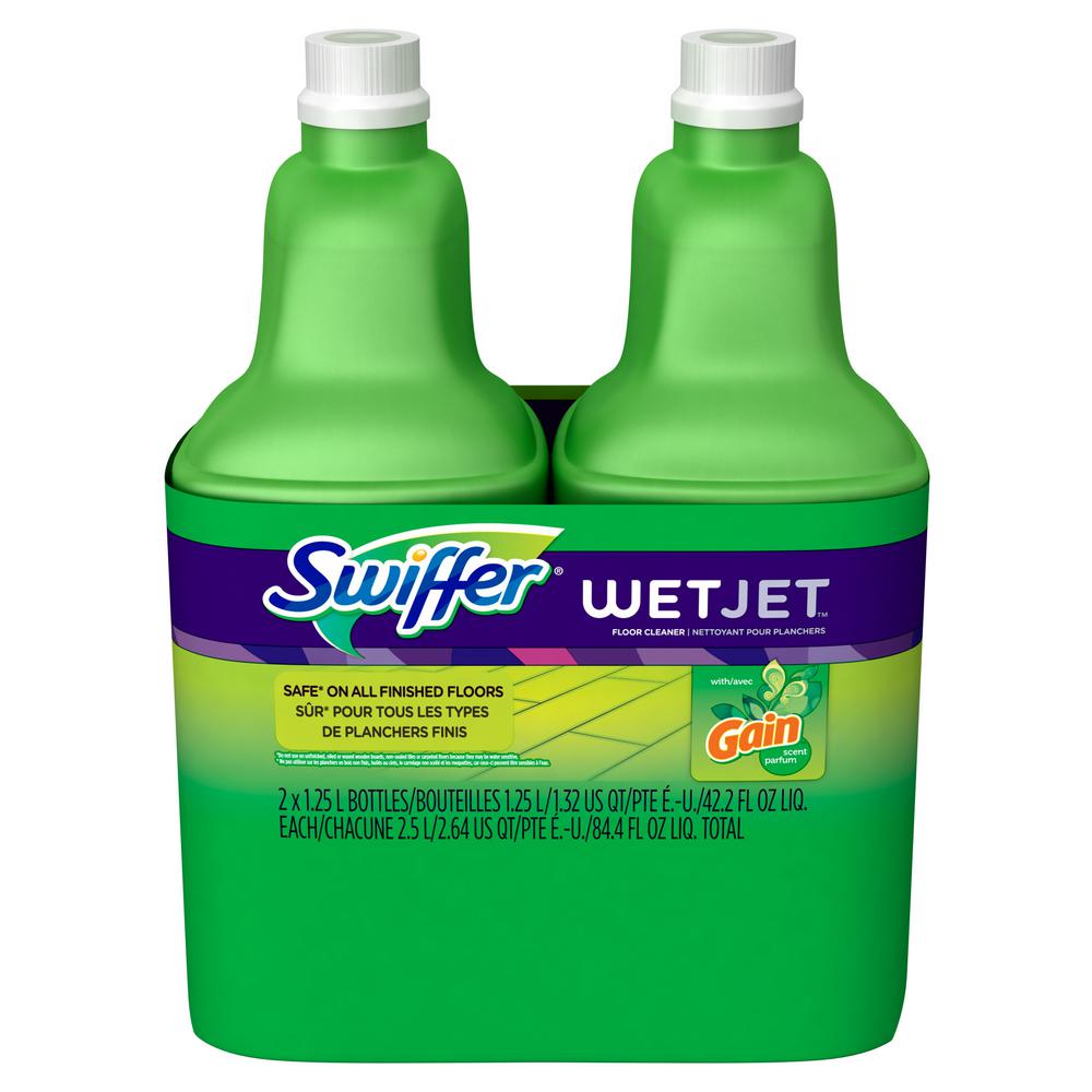 Wetjet 42 Oz Multi Purpose Floor Cleaner Refill With Gain Scent 2 Pack