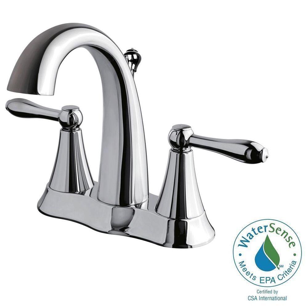 Ultra Faucets Transitional Collection 4 in. Centerset 2-Handle Bathroom