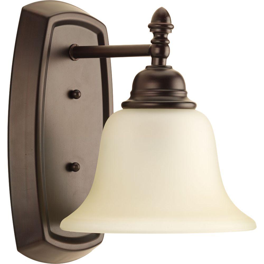 Sea Gull Lighting Driscoll 1Light Satin Bronze Wall/Bath Sconce with