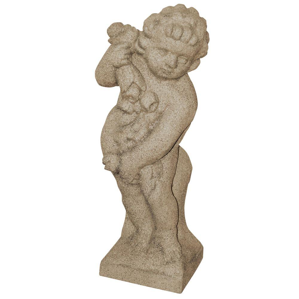 Emsco Sandstone Resin Cupid Statue23041 The Home Depot