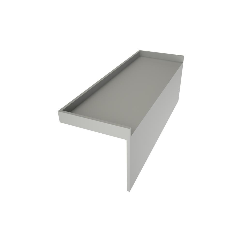 Tile Redi 40 In W X 12 In D X 13 3 In H Shower Seat In Black