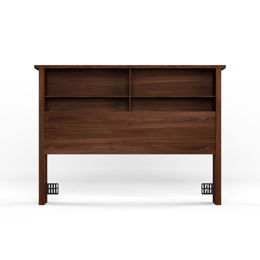 Built In Storage Beds Headboards Bedroom Furniture The Home County Line Rum Walnut Full Queen Headboard