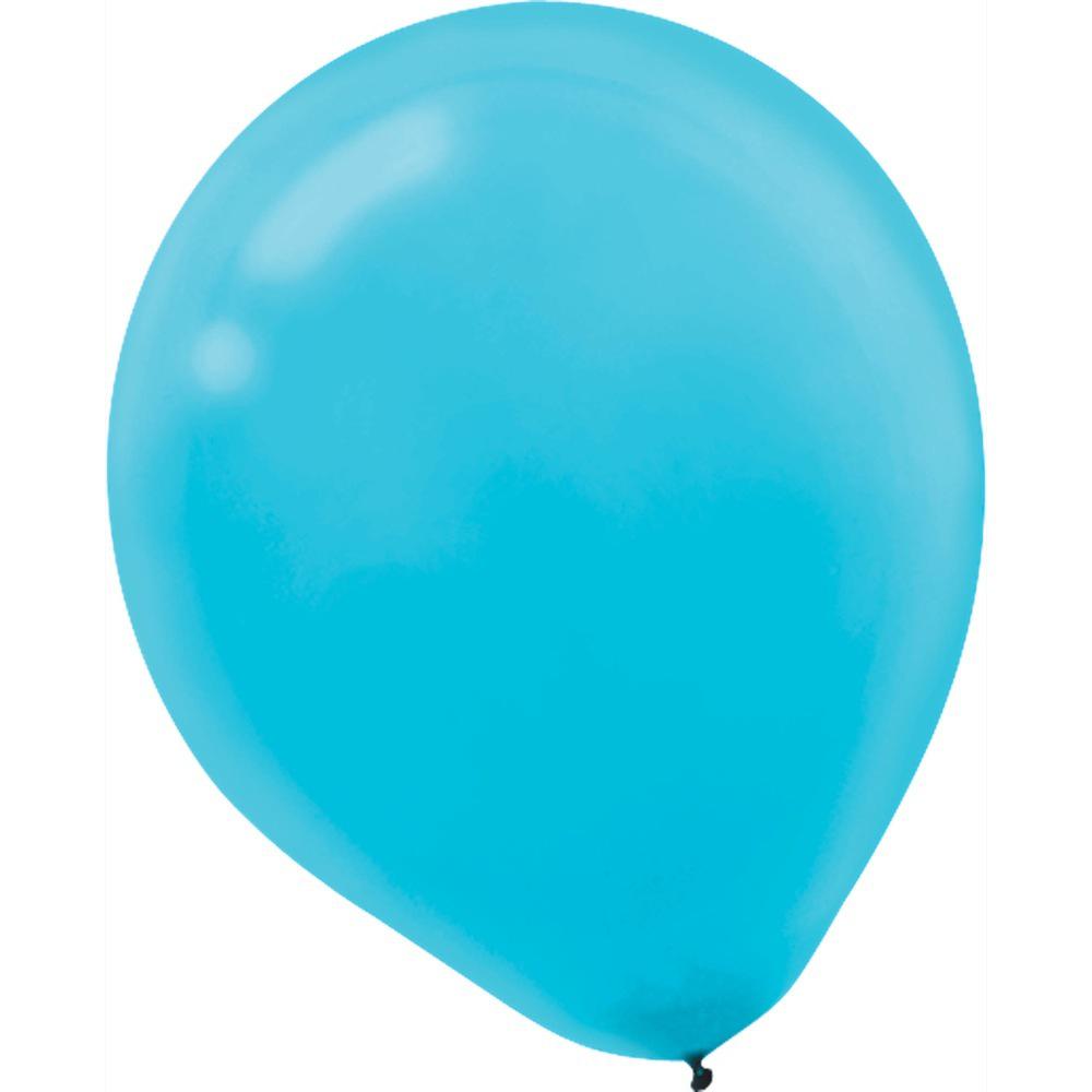 Amscan 9 in. Caribbean Blue Latex Balloons (20Count, 18Pack)113255.