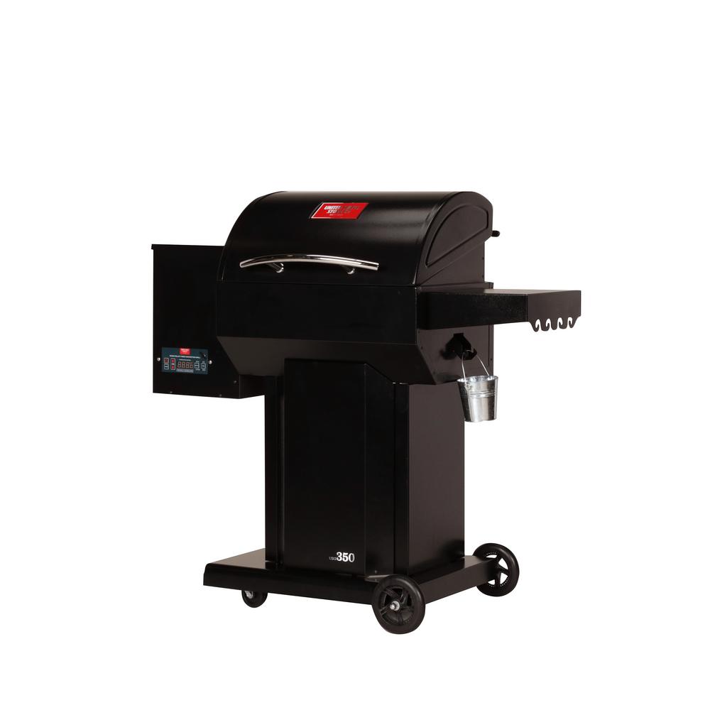 USSC The Hooch Wood Pellet Grill and Smoker in BlackUSG350 The Home