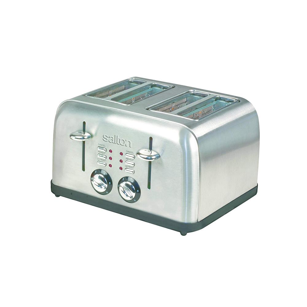 Salton Electronic 4Slice Stainless Steel Toaster123912 The Home Depot