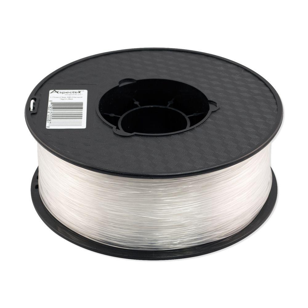 Aspectek 3D Printer Premium Clear ABS FilamentHZ128111 The Home Depot