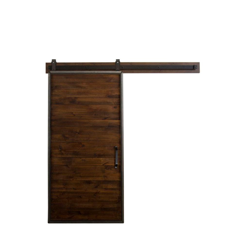 Rustica Hardware 36 inch x 84 inch Mountain Modern Stain, Glaze, Clear Wood Barn... by Rustica Hardware