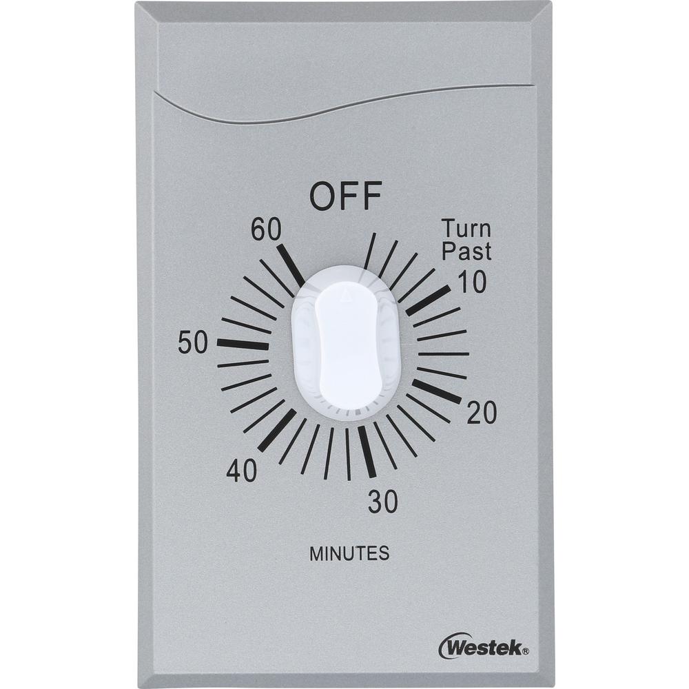 Easy to Install 60-Minute Saving Spring Wound Countdown Wall Timer
