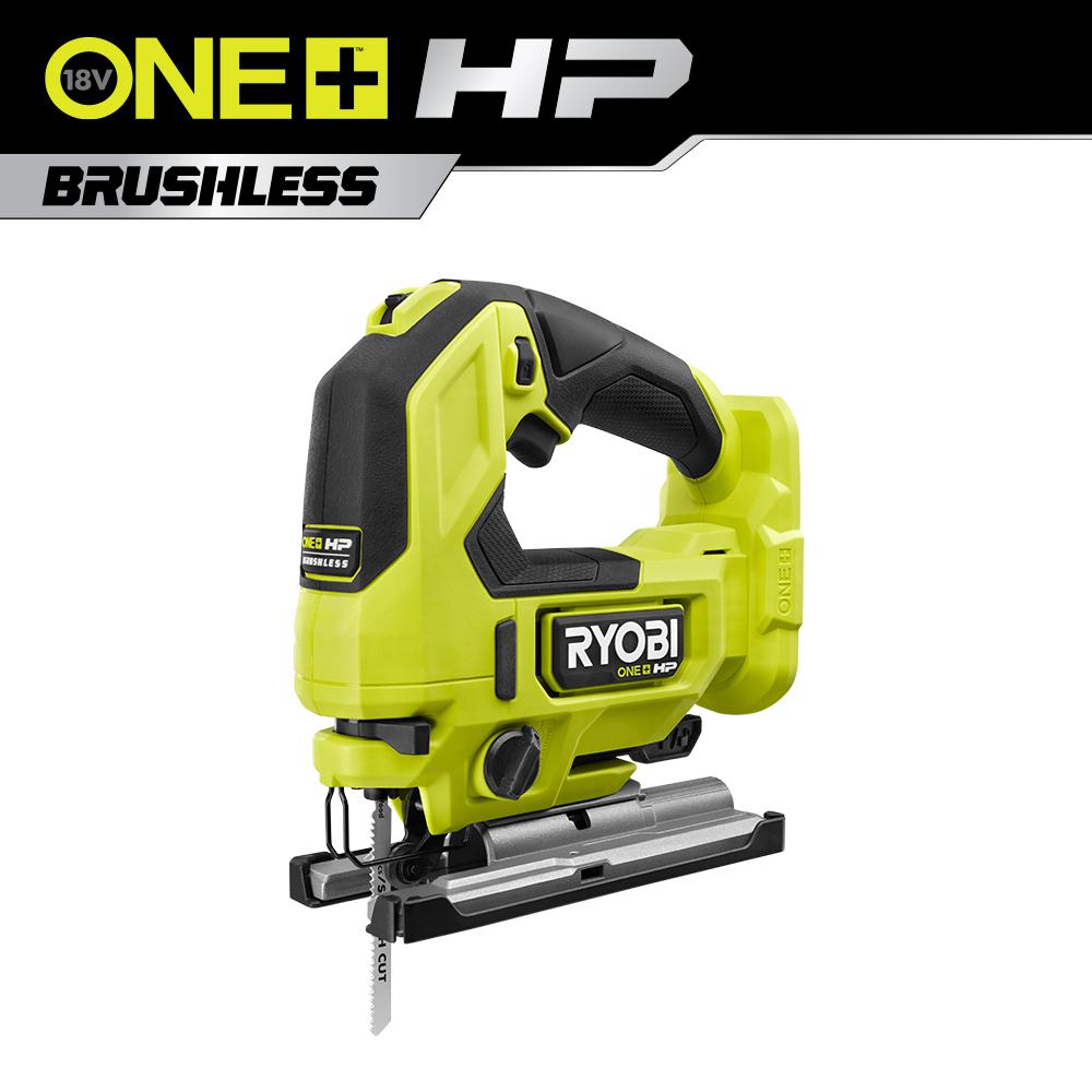 RYOBI ONE+ HP 18V Brushless Cordless Jig Saw (Tool Only)PBLJS01B The