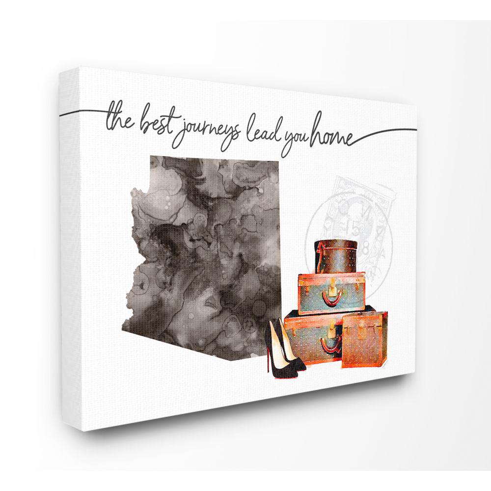 The Stupell Home Decor Collection 24 In X 30 In Arizona State The Best Journeys Lead You Home Fashion By Amanda Greenwood Canvas Wall Art Cw 1542 Cn 24x30 The Home Depot If you're anything like us, you rely on etsy for all things home decor—and cool paintings and artwork are no exception. the home depot