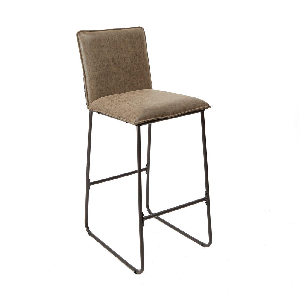 Silverwood Furniture Reimagined Trevor 29 In Brown Square Back Silverwood Furniture Reimagined Trevor 29 In Brown Square Back Barstool
