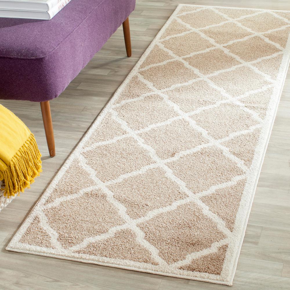 Safavieh Amherst Wheat Beige 2 Ft X 15 Indoor Outdoor Runner Area Rug