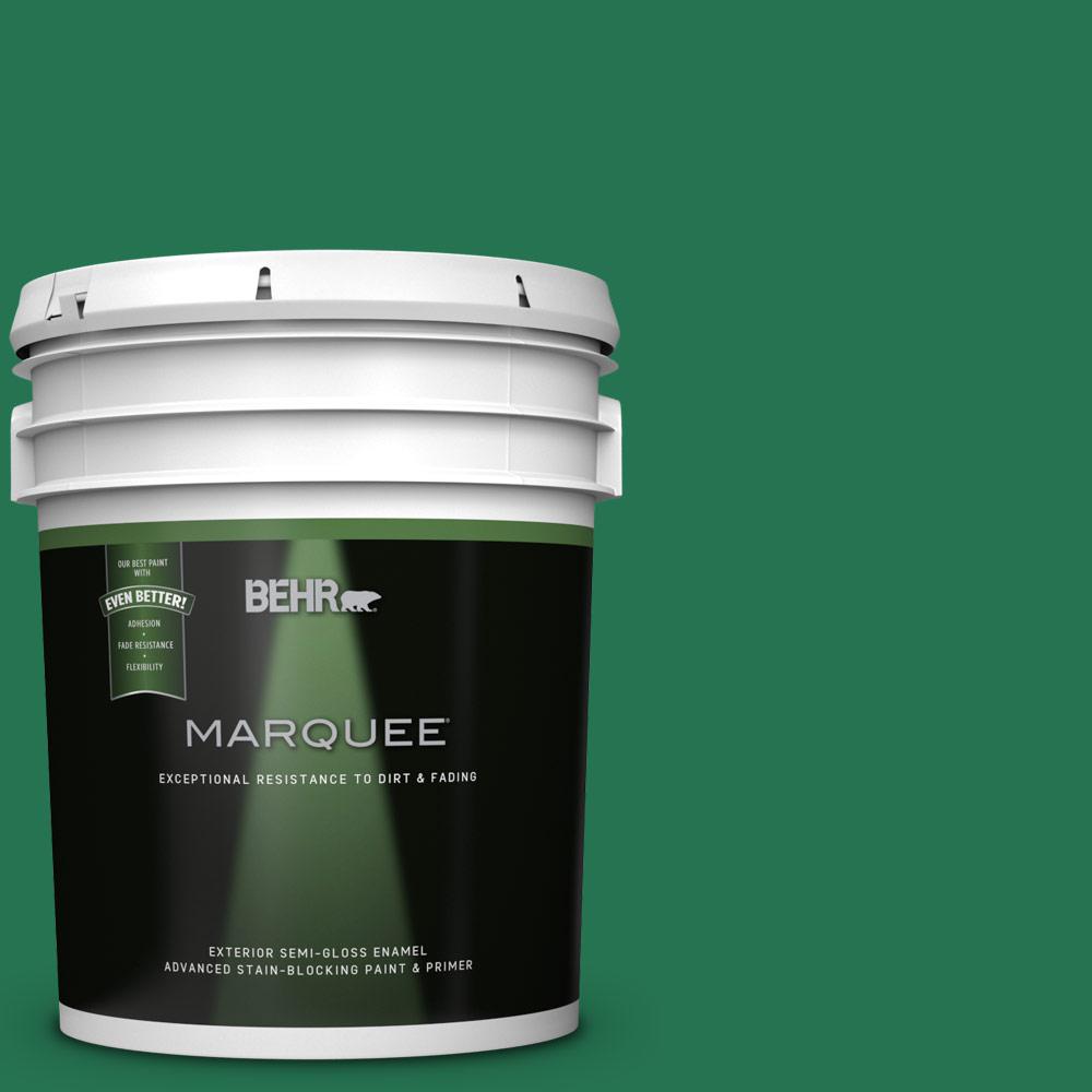 BEHR Premium Plus 1gal. P4207 Crown Jewel SemiGloss Enamel Exterior