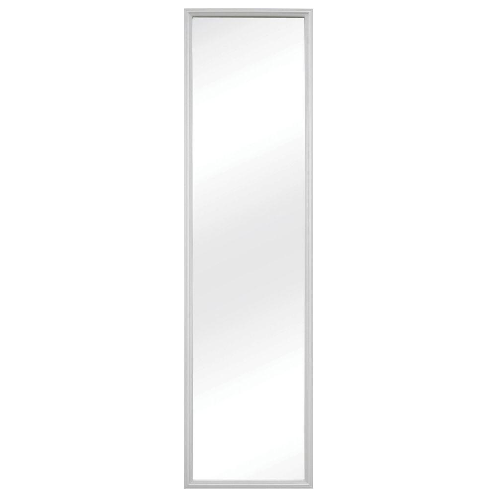 49 5 In H X 13 375 In W White Door Framed Mirror