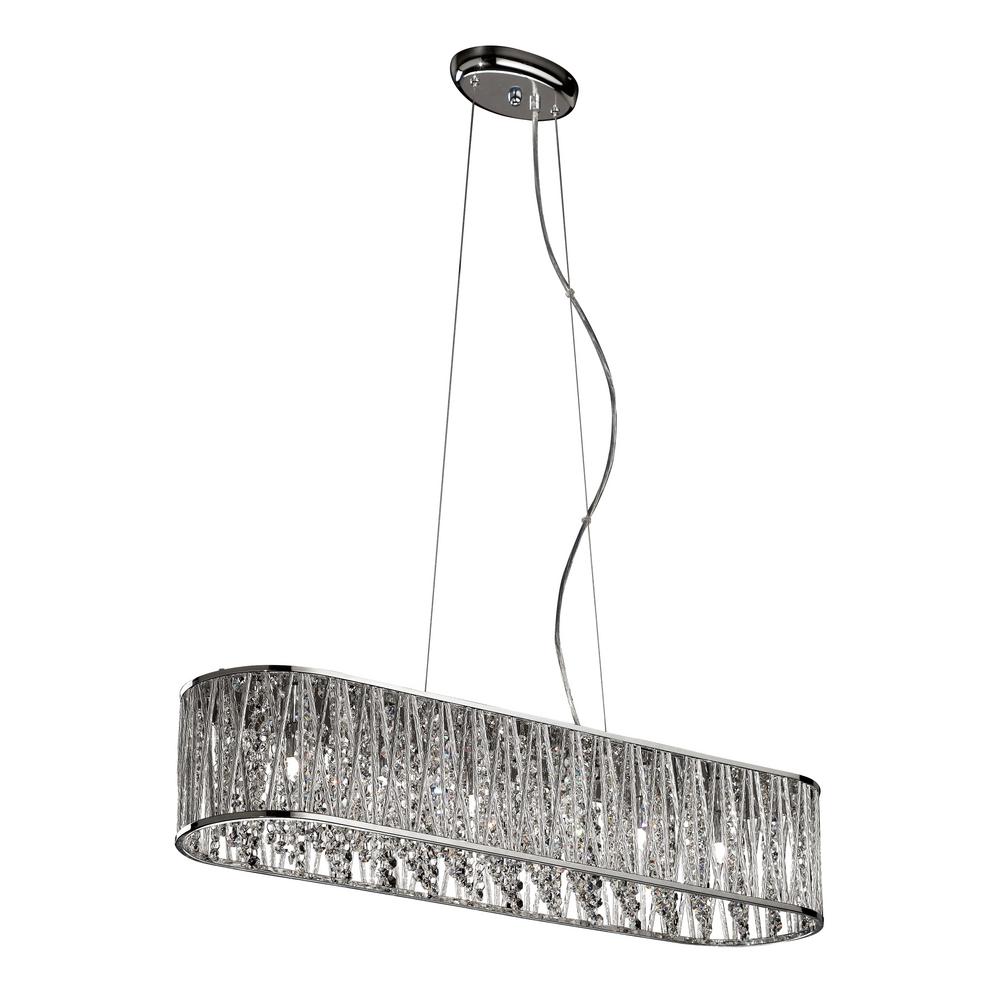 Bel Air Lighting Loretta 6 Light Polished Chrome Pendant Mdn 1215 Bel Air Lighting Loretta 6 Light Polished Chrome Pendant Mdn 1215 The Home Depot