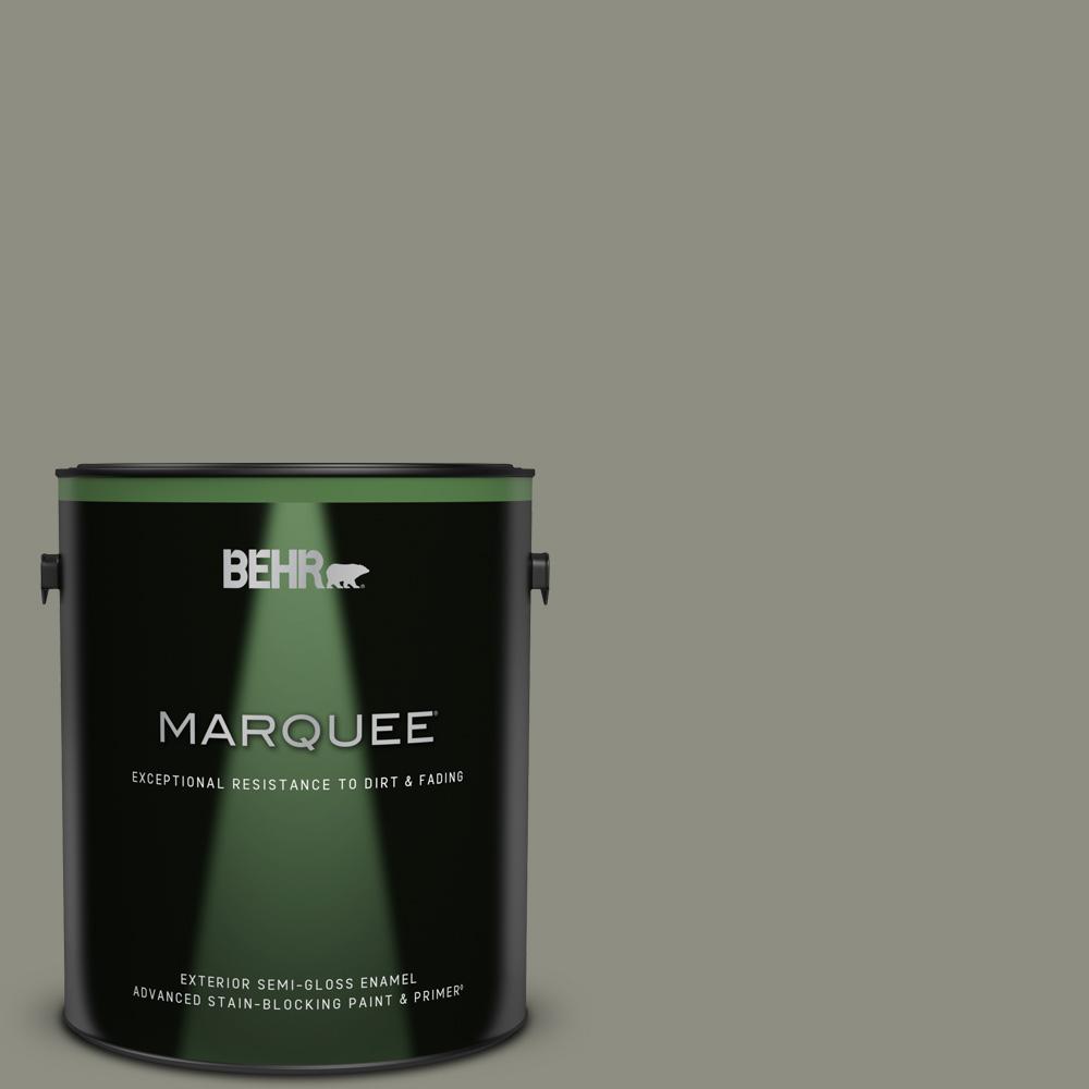 BEHR MARQUEE 1 gal. N3705 Incognito SemiGloss Enamel