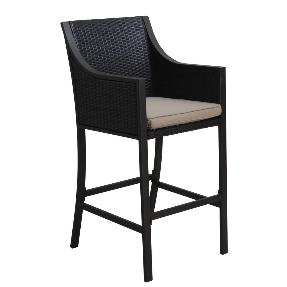 Le House Debbie Wicker Outdoor Bar Stool 2 Pack 297000 The Le House Debbie Wicker Outdoor Bar Stool 2 Pack