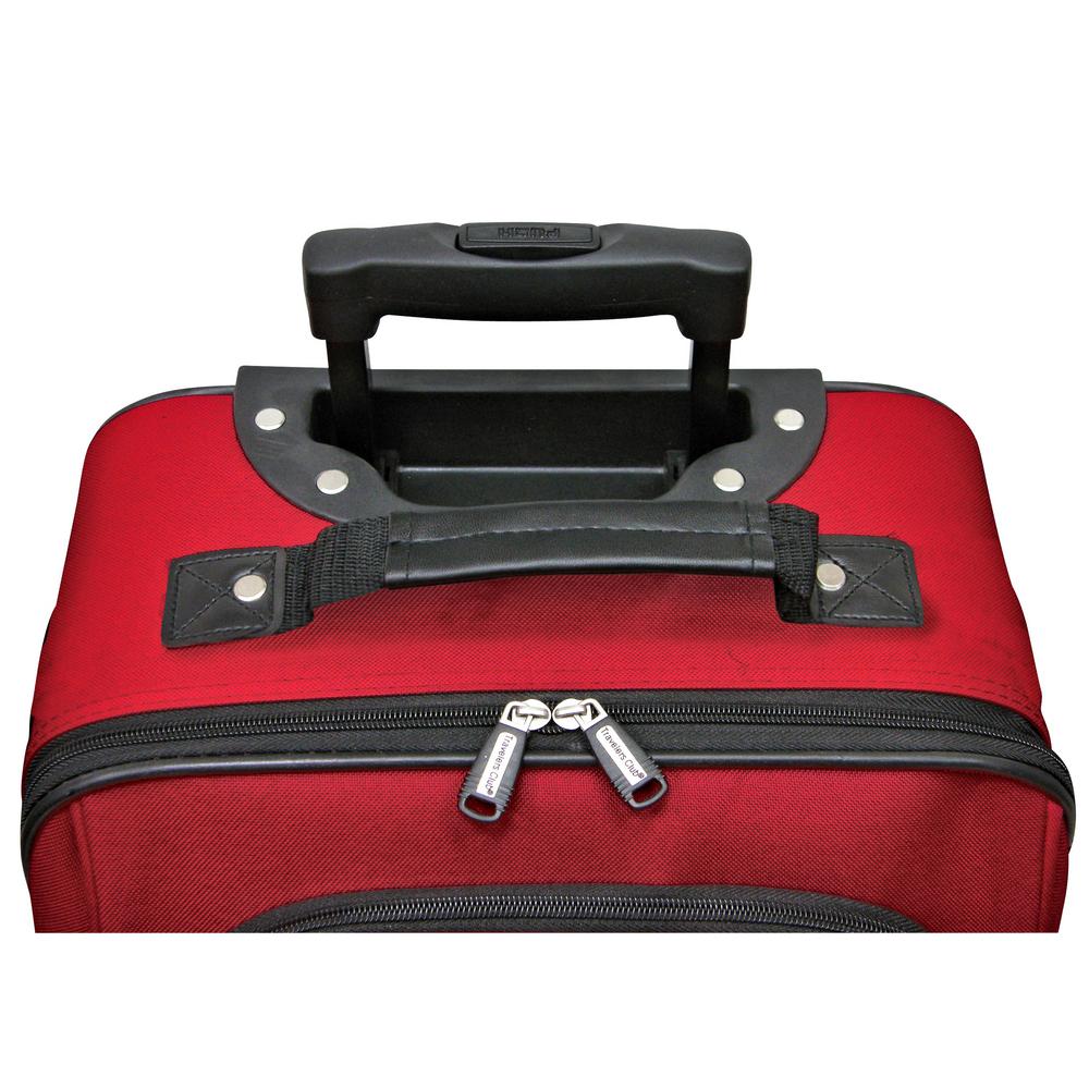 travelers club 4 piece luggage set