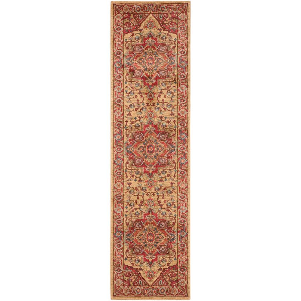 Safavieh Mahal Red Natural 2 Ft X 14 Runner Rug Mah698a 214 Safavieh Mahal Red Natural 2 Ft X 14 Runner Rug