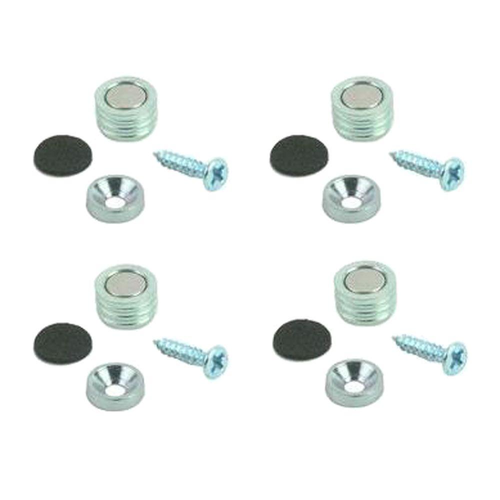 Master Magnetics 2 Lb Pull Rare Earth Magnetic Latch Kit 4 Piece Pull Rare Earth Magnetic Latch Kit 4 Piece Per