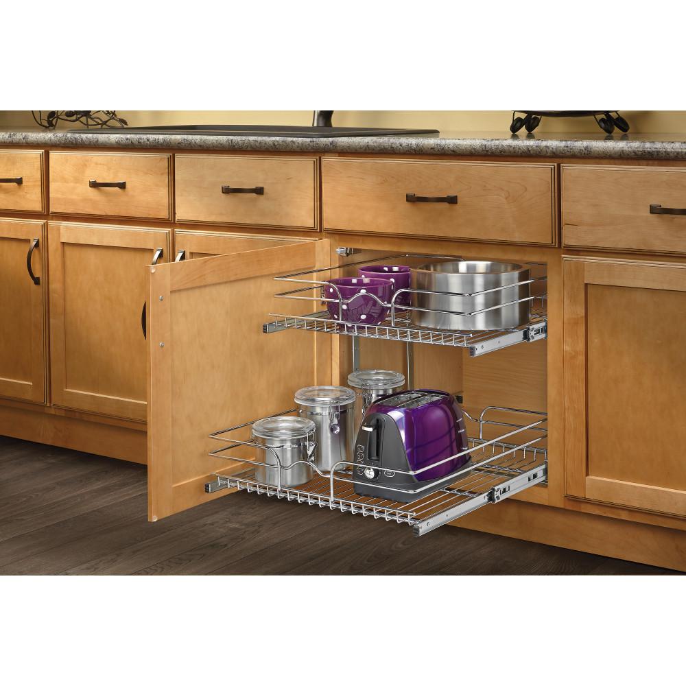 Kitchen Cabinet Organizers Storage Organization The 19 In H X 20 75 W 22 D Base Cabinet