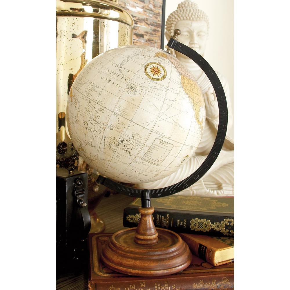 Nautical Decorative Sepia Globe38115 The Home Depot