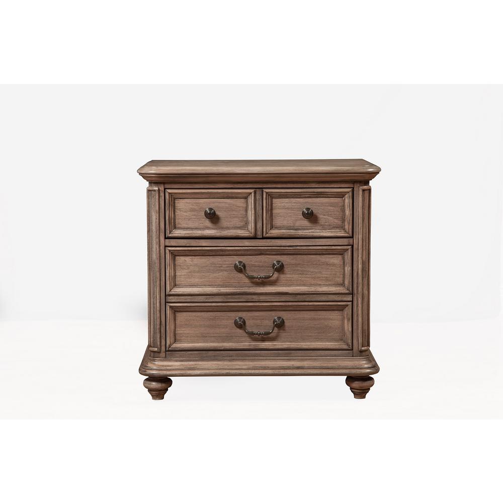 Brown Nightstands Bedroom Furniture The Home Depot