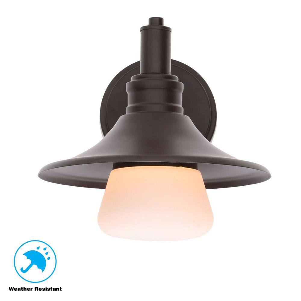 Arts Crafts Outdoor Wall Mounted Lighting Hyannis 1 Light Bronze Outdoor Wall Lantern