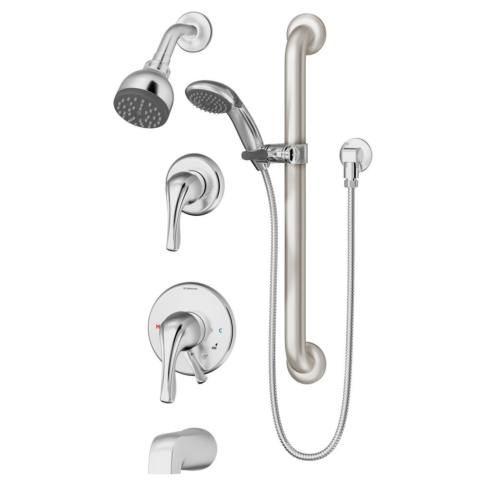 Symmons Origins Temptrol 1 Spray Dual Showerhead And Handheld