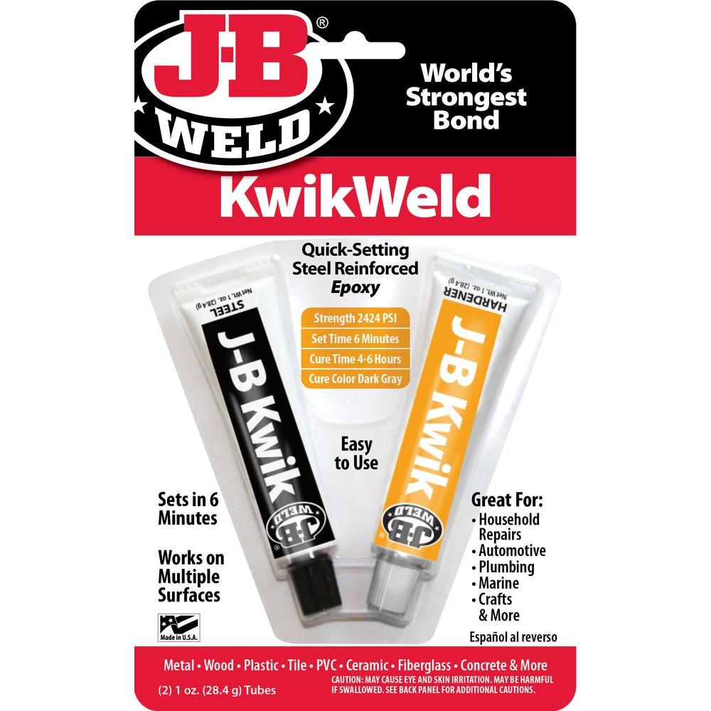 J-B Weld Two 1 Oz. Twin Tube Kwikweld-8276 - The Home Depot