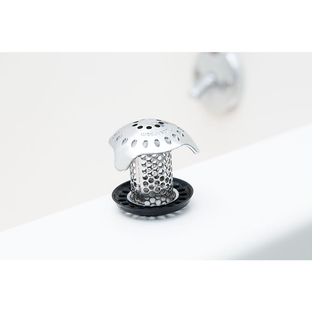 BABATH Tub Drain Hair Catcher Stainless Steel Bathtub Drain Protector Strainer