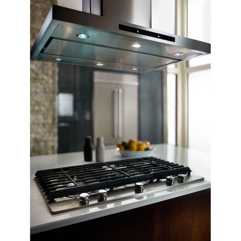 Kitchenaid 42 In Island Canopy Convertible Range Hood In