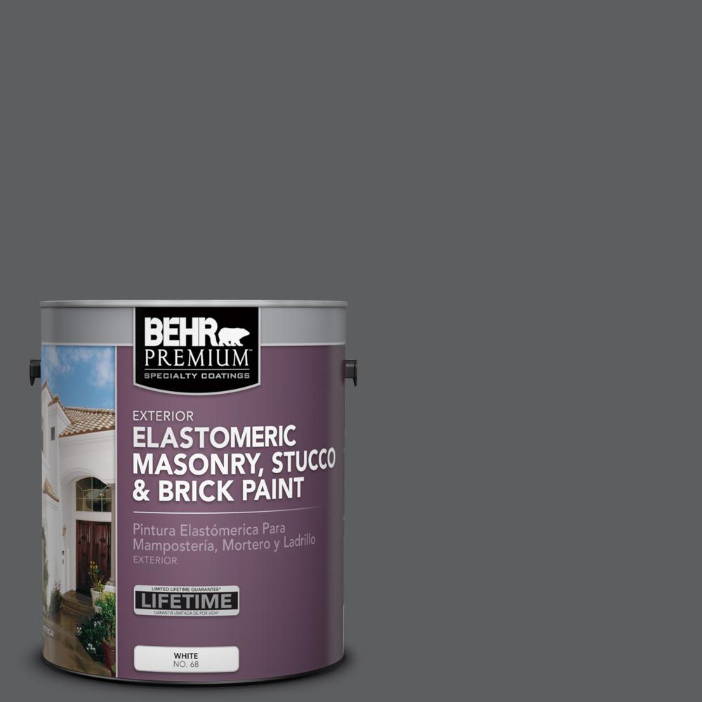 BEHR Premium 1 gal. N5006 Graphic Charcoal Elastomeric