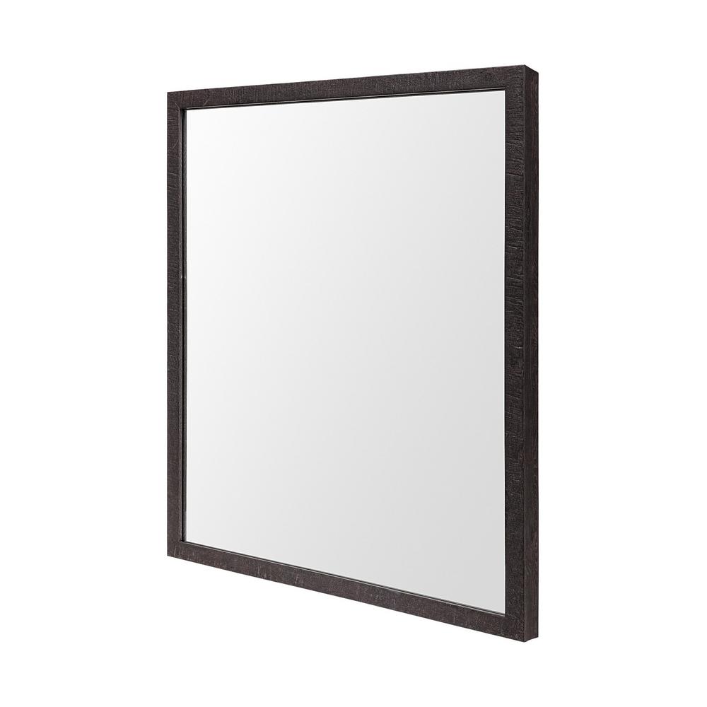 espresso color wall mirror