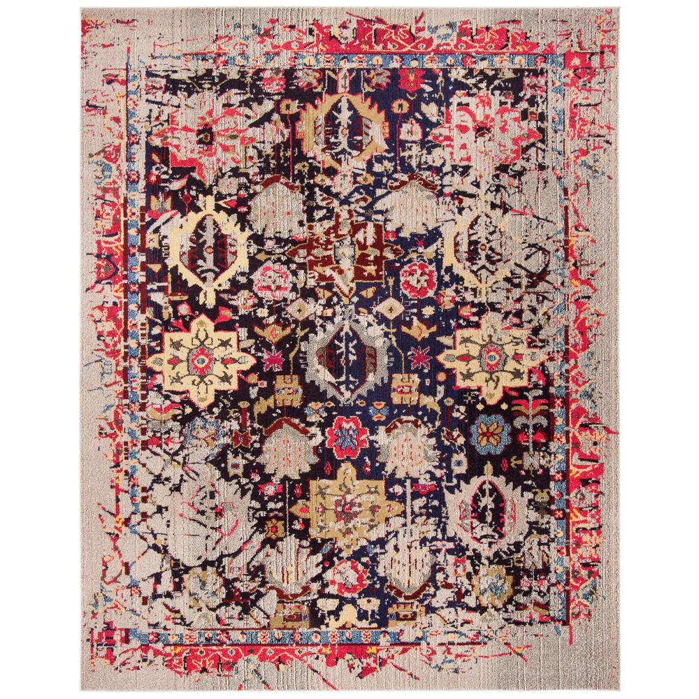 Safavieh Monaco Grey Multi 8 Ft X 11 Area Rug Mnc206g The